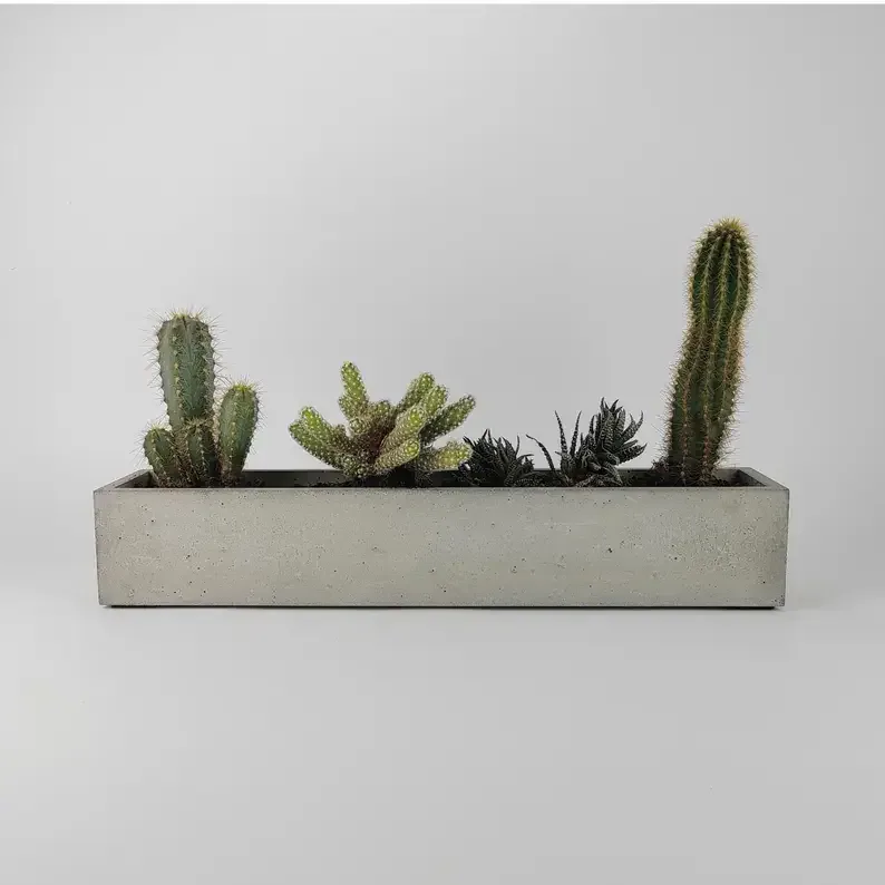 Mini Jardineira Concreto 50cm — imagem 2