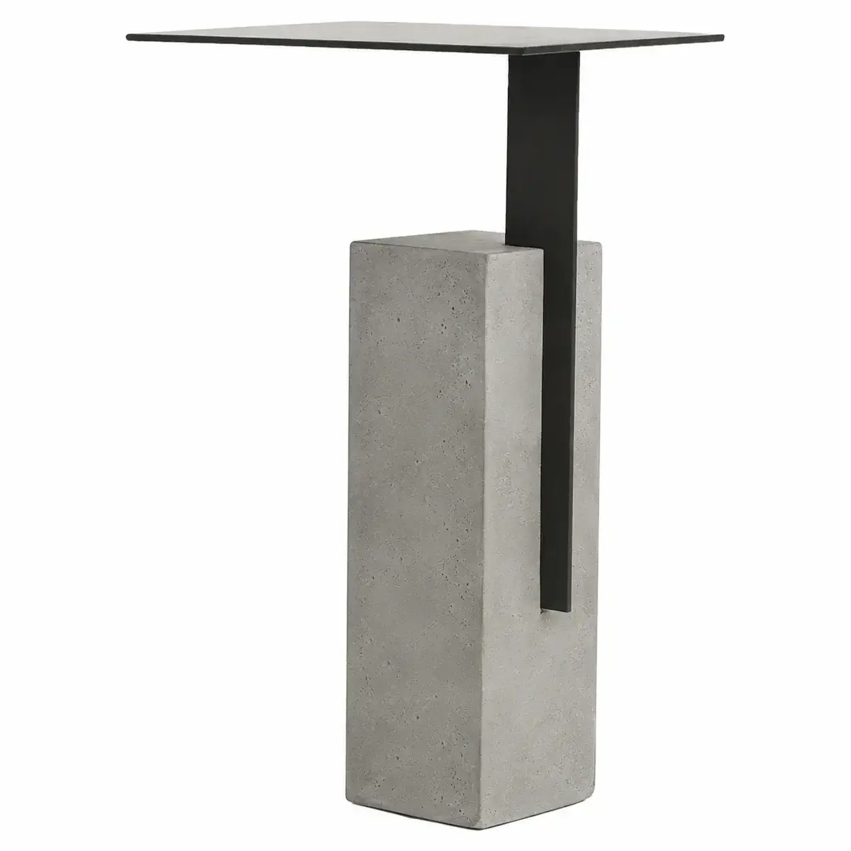 Mesa Lateral de Concreto e Metal Arteno | Design Industrial Moderno — imagem 2