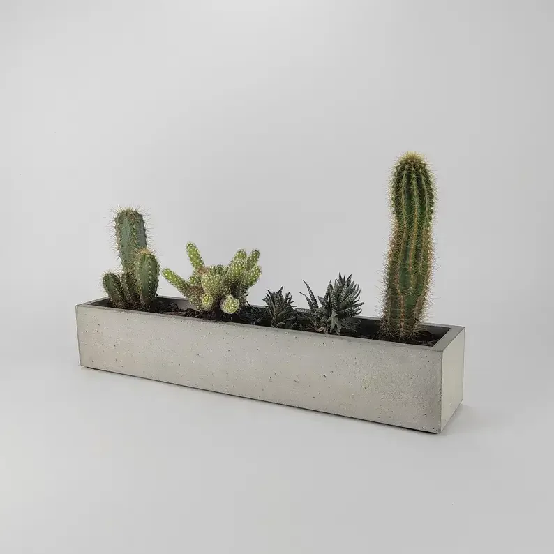Mini Jardineira Concreto 50cm — imagem 3