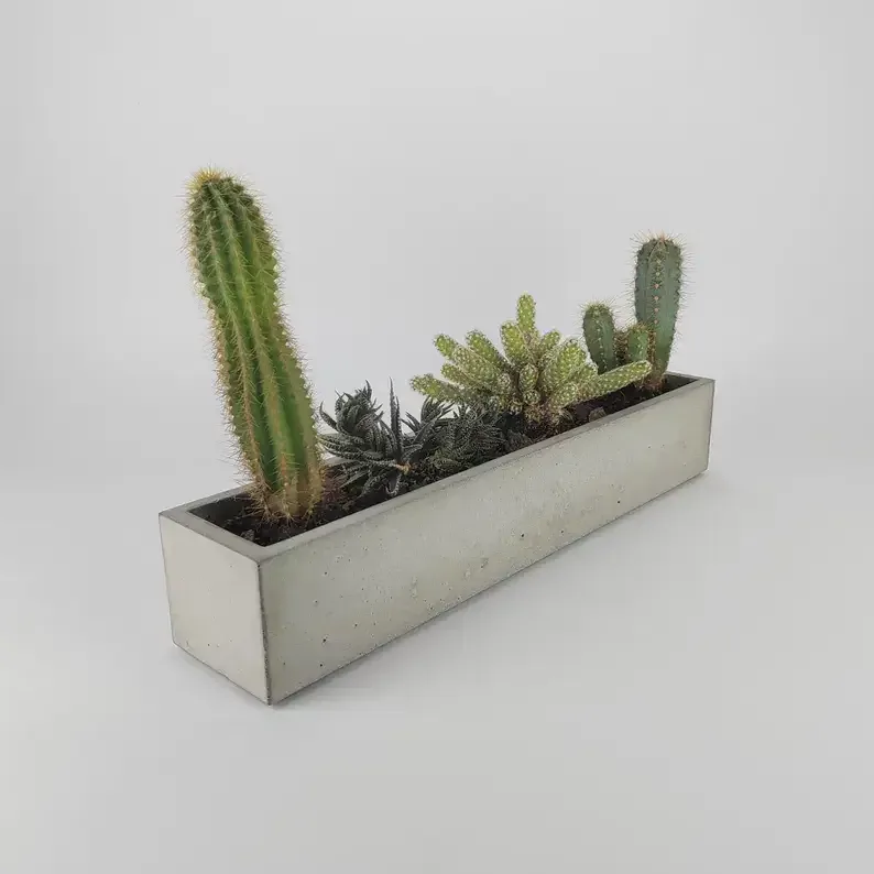 Mini Jardineira Concreto 50cm — imagem 4
