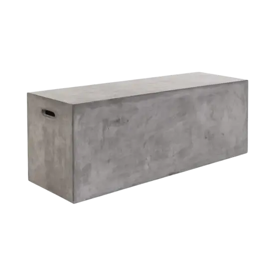 Banco retangular em Concreto 120cm