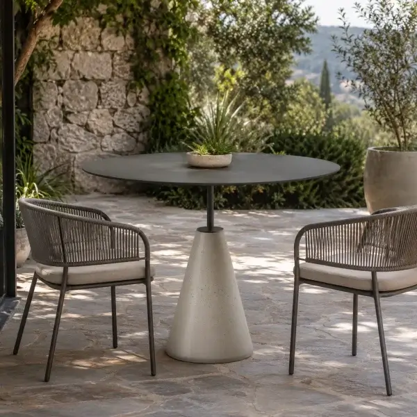 Mesa Concreto e Aço Roterdã