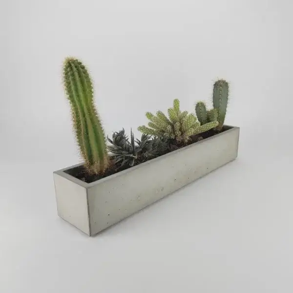 Mini Jardineira Concreto 50cm